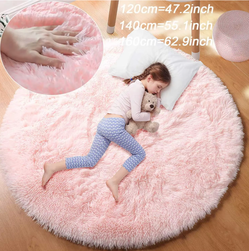 Super Soft Round Floor Rugs - Home Decor for Child Comfort
