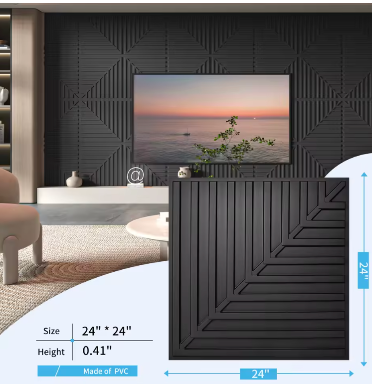 Professional 3D Adhesive Wall Tiles — 12pcs