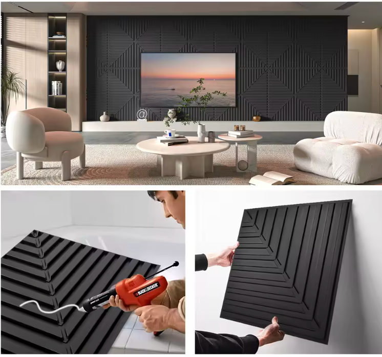 Professional 3D Adhesive Wall Tiles — 12pcs