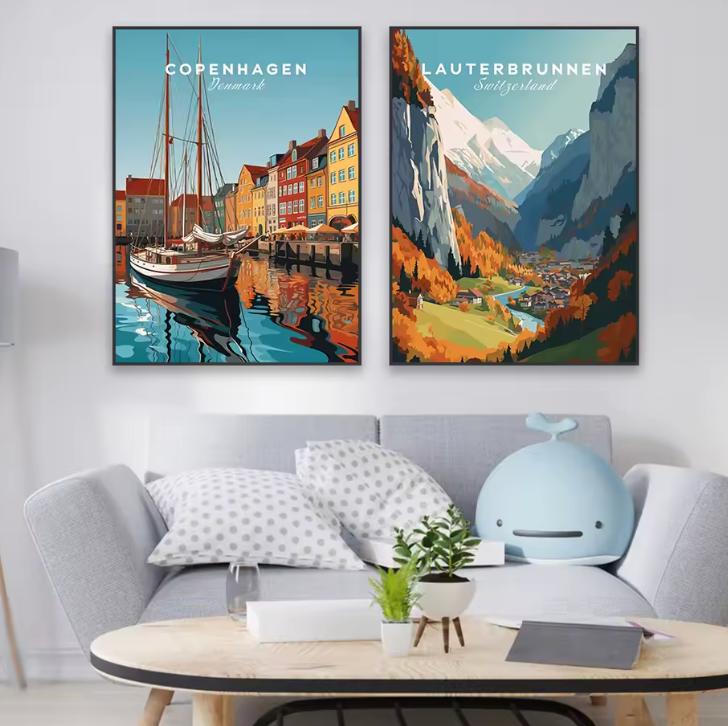 Wall Art — European Cities Edition