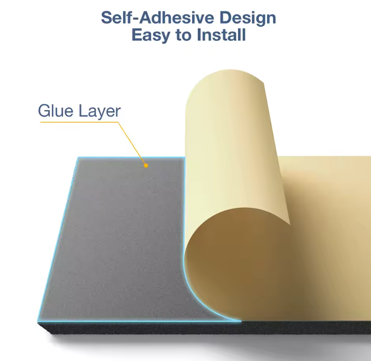 Luxury Adhesive Acoustic Panels — 12pcs