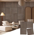 Acoustic Natural Wood Panels — 4pcs