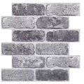 3D Brick Texture Wall Tiles — (10 pcs)