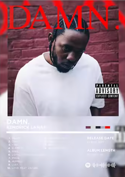 Album Cover Wall Poster  — Pop Art