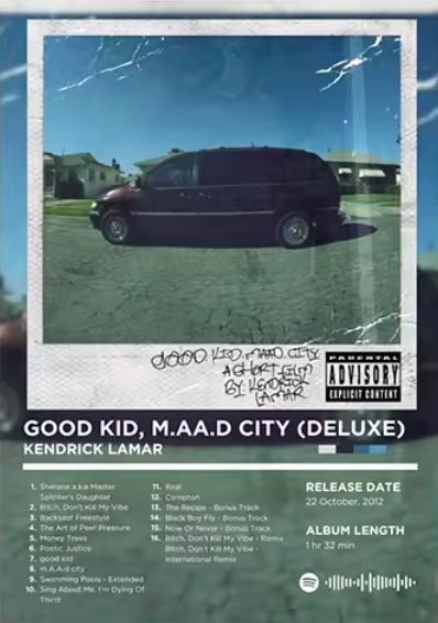 Album Cover Wall Poster  — Pop Art