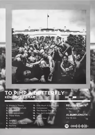 Album Cover Wall Poster  — Pop Art