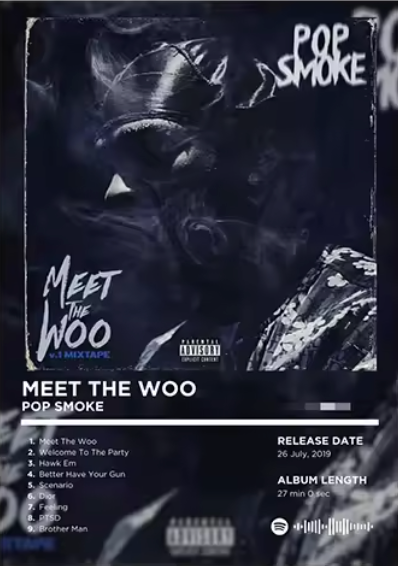 Album Cover Wall Poster  — Pop Art