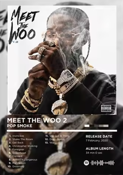 Album Cover Wall Poster  — Pop Art