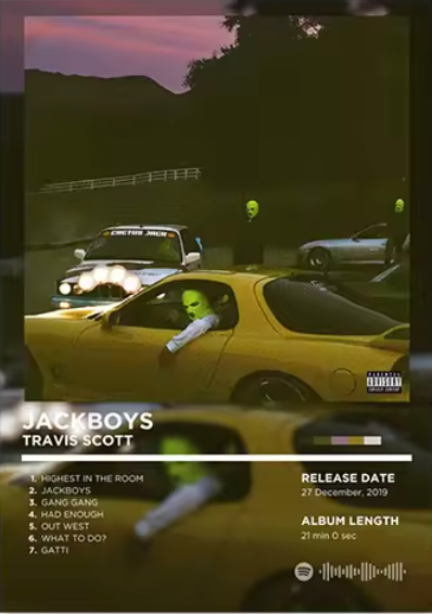 Album Cover Wall Poster  — Pop Art