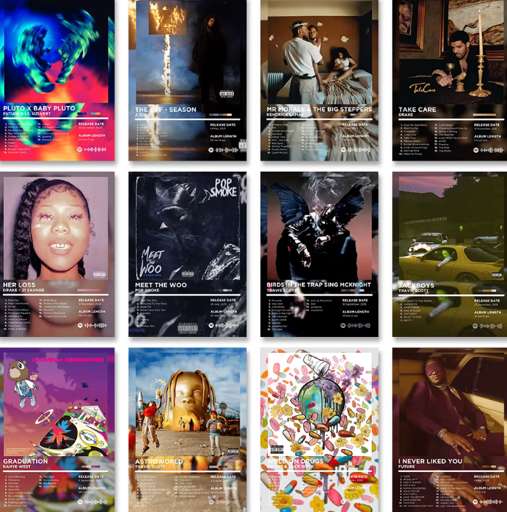 Album Cover Wall Poster  — Pop Art